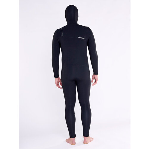 Volcom Modulator 5/4/3mm Hooded Chest Zip Fullsuit Black