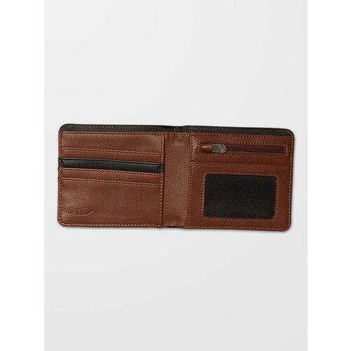 Volcom Slim Stone Pu Wallet Brown