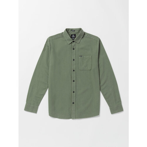 Volcom Caden Solid L/S Shirt Agave