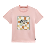 Kids Wavy Checkerbox S/S T-Shirt Rose Smoke