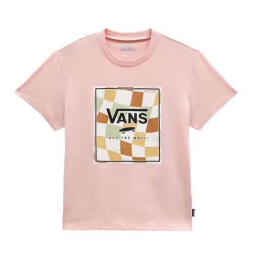 Vans Kids Wavy Checkerbox S/S T-Shirt Rose Smoke Vans Kids Wavy Checkerbox S/S T-Shirt Rose Smoke