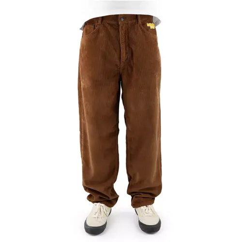 Homeboy x-tra Baggy Corduroy Pants Brown Homeboy x-tra Baggy Corduroy Pants Brown