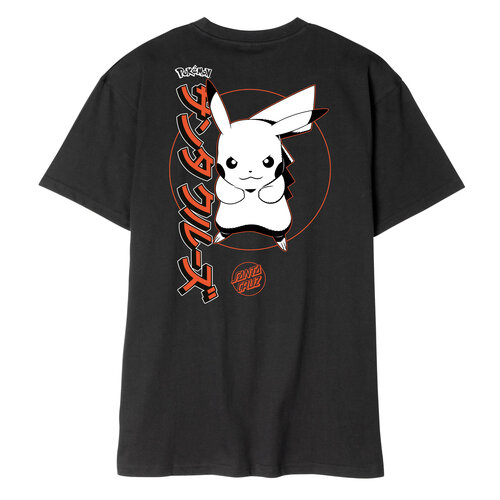Santa Cruz x Pokémon Pikachu S/S T-Shirt Black Santa Cruz x Pokémon Pikachu S/S T-Shirt Black