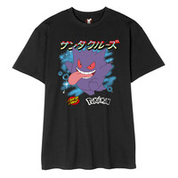 x Pokémon Ghost Type 3 S/S T-Shirt Black