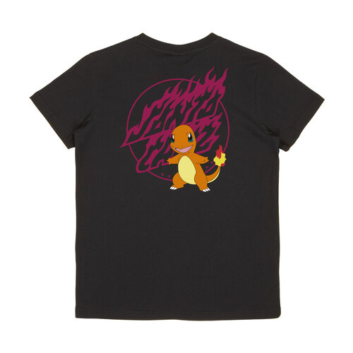 Santa Cruz x Pokémon Youth Fire Type 1 S/S T-Shirt Black Santa Cruz x Pokémon Youth Fire Type 1 S/S T-Shirt Black
