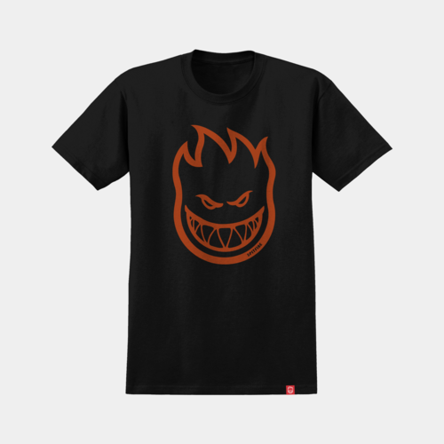 Spitfire Bighead S/S T-Shirt Black/Burnt Orange Spitfire Bighead S/S T-Shirt Black/Burnt Orange