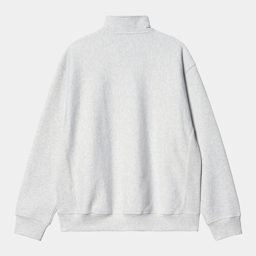 Carhartt WIP Half Zip American Script Sweatshirt Ash Heather