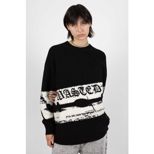 Wasted Paris Sweater Razor Pilled Black/White