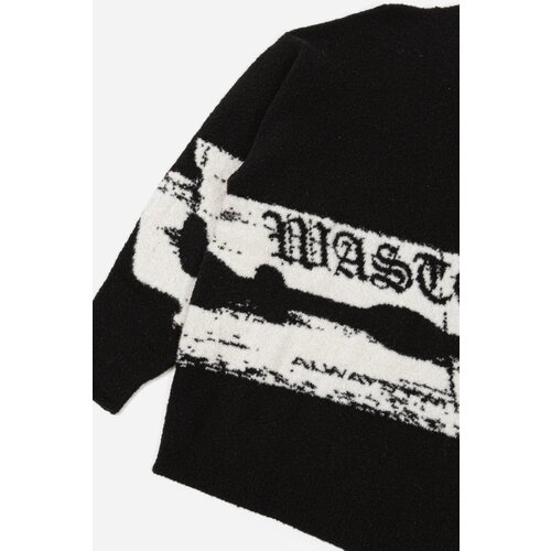 Wasted Paris Sweater Razor Pilled Black/White