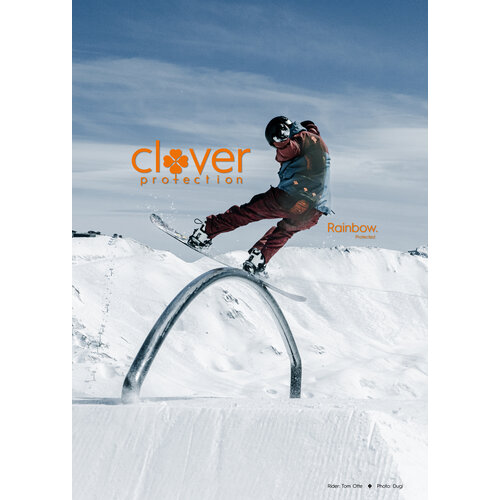 Clover Backprotector Black/Orange