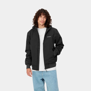 Carhartt WIP Hooded Sail Jacket Black/White