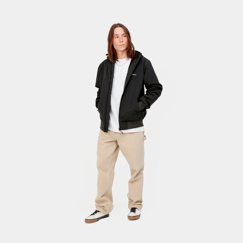 Carhartt WIP Hooded Sail Jacket Black/White