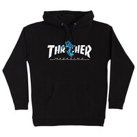 X Thrasher Screaming Logo Hoodie Black