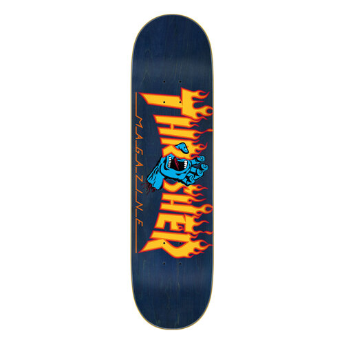 Santa Cruz X Thrasher Screaming Flame Deck 8.25 Blue