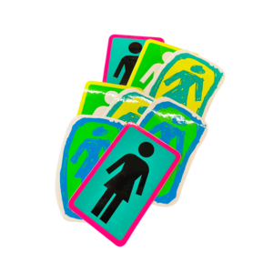 Girl Og Logo Neon Sticker IV