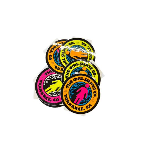 Girl Og Logo Neon Sticker V