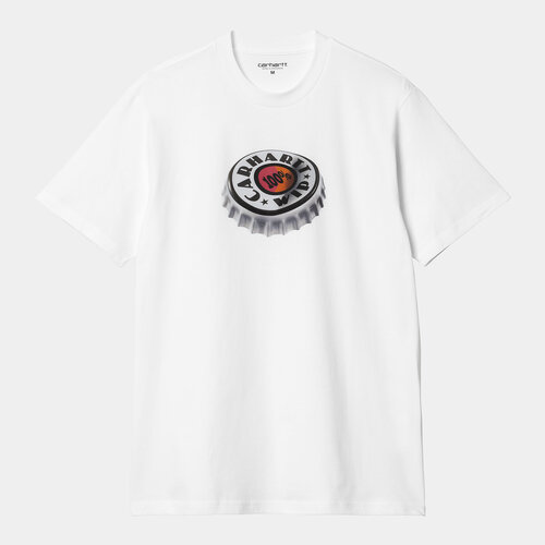 Carhartt WIP S/S Bottle Cap T-Shirt White