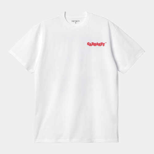 Carhartt WIP S/S Fast Food T-shirt White/Red