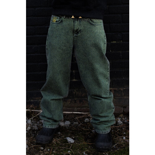 Keep It Clean Keepitclean Loose Pants Green/Black