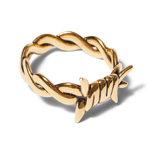 HUF Barbed Wire Ring Gold