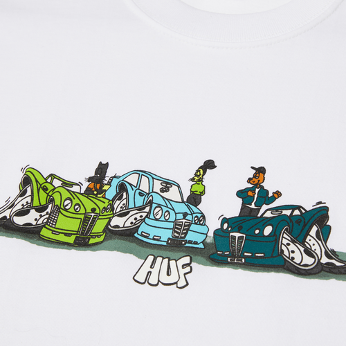 HUF Car Show S/S Tee White