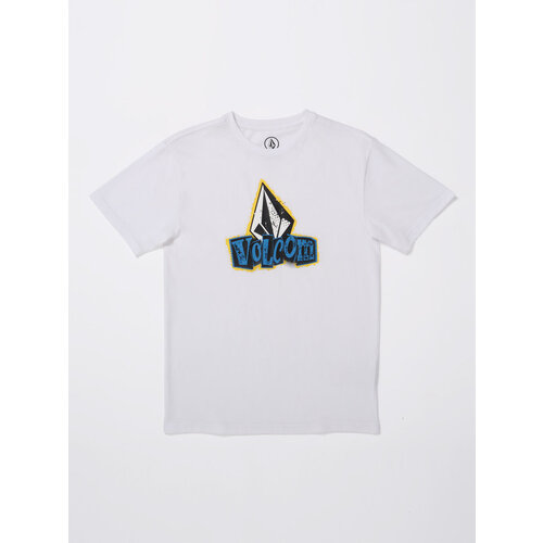 Volcom Sticker Stamp Youth T-shirt White