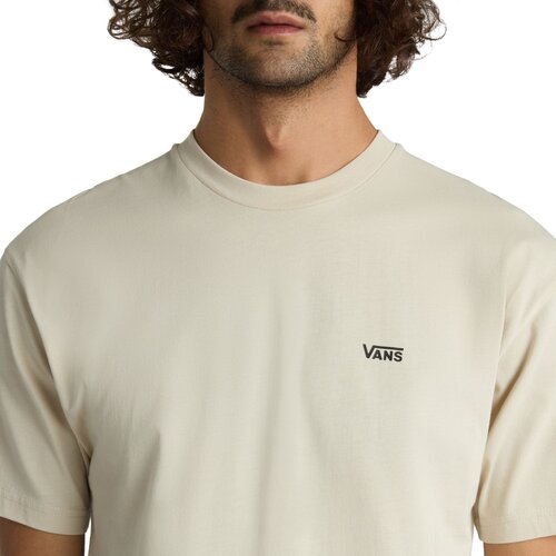 Vans Left Chest Logo T-shirt Oatmeal/black