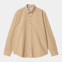 Bolton L/S Shirt Rattan Garment Dyed