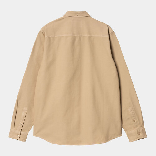 Carhartt WIP Bolton L/S Shirt Rattan Garment Dyed