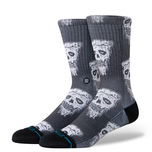 Stance Pizza Face Socks White/Black