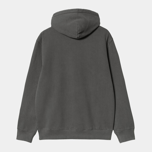 Carhartt WIP Hooded Duster Sweat Black Garment Dyed