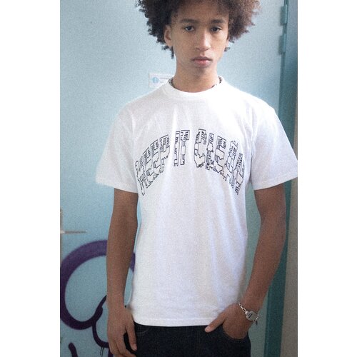 Keep It Clean Glitch The System  Tee White
