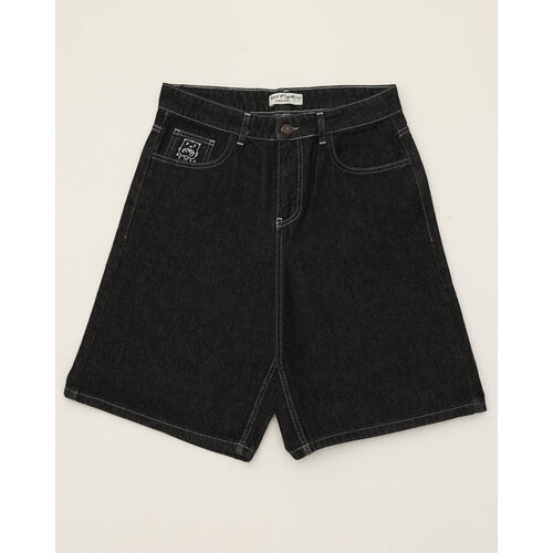 Keep It Clean Loose Shorts Black Washed Tag