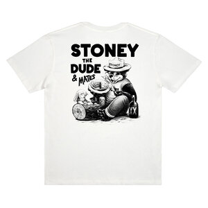 The Dudes Mates Classic T-Shirt off White