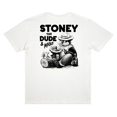 The Dudes Mates Classic T-Shirt off White