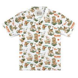 The Dudes Wasted Dudes Hawaiian T-shirt Off White