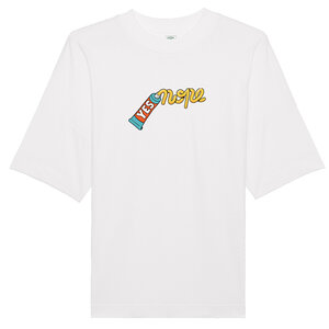 The Dudes Nope Premium Oversized T-shirt Off White