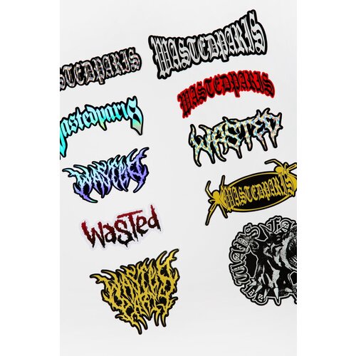 Wasted Paris Sticker Pack Blind Multicolor