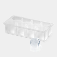 Logo Ice Cube Tray Silicone Clear
