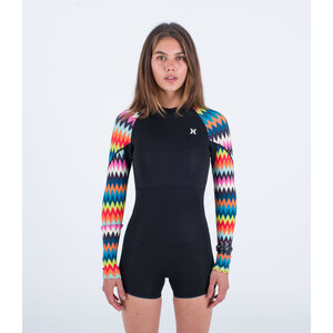 Hurley Women Advant 2mm Shorty Springsuit Chevron