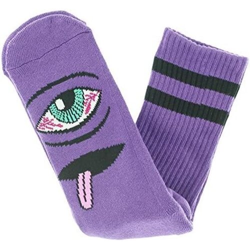 Toy Machine Bloodshot Eye Sock Purple