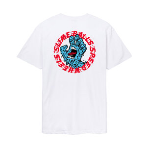 Santa Cruz Slime Balls T-shirt Hand White