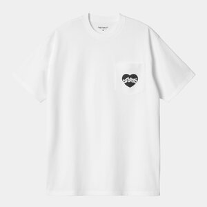 Carhartt WIP Amour Pocket T-shirt White / Black