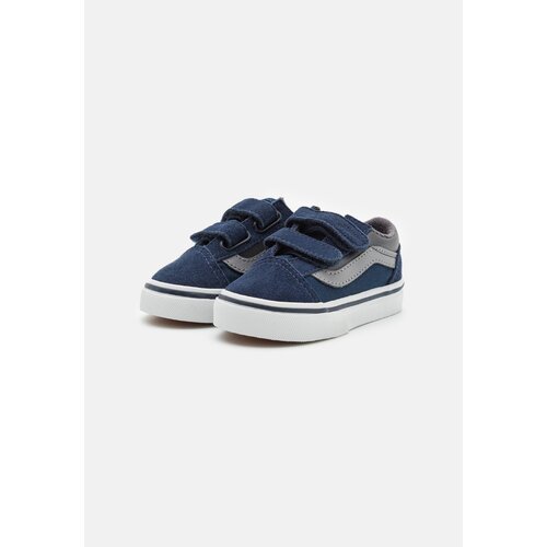 Vans Toddler Old Skool V Shoes Tonal Block Navy/Grey