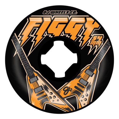 OJ Wheels Figgy Flying V Mini Combos 99A 54mm Wheels Swirl