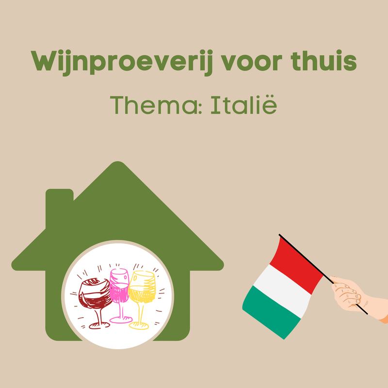 Wijnproeverij voor thuis - Thema Italië