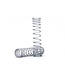 Traxxas Spring shock rear (silver) (progressive 1.042 rate) TRX8445