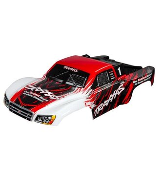 Traxxas Body Slash 4X4 red (painted decals applied) TRX5824R