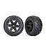 Traxxas Tires & wheels assembled glued (2.8') (RXT black wheels Anaconda TRX6775