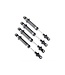 Traxxas Traxxas Shocks GTS silver aluminum (without springs) (4) (for use with #8140) TRX8160
